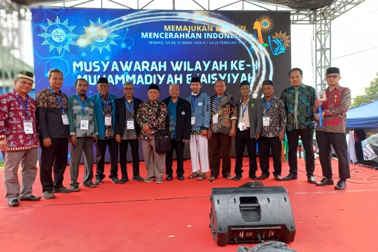 13 Formatur yang terpilih dalam Musyawarah Wilayah (Muswil) Pengurus Wilayah Muhammadiyah, Banten, Ahad, 26/2/2023. 