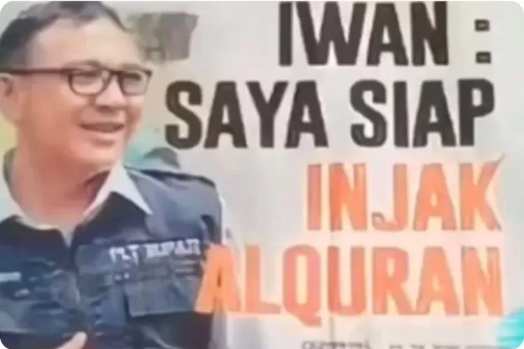 Plt Bupati Bogor Iwan Setiawan sebut akan ink alquran. Foto/Intagram (Foto/Intagram)