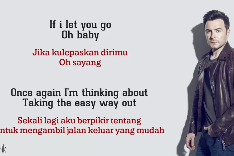  Lirik Lagu If Let You Go(yt: Delirik)