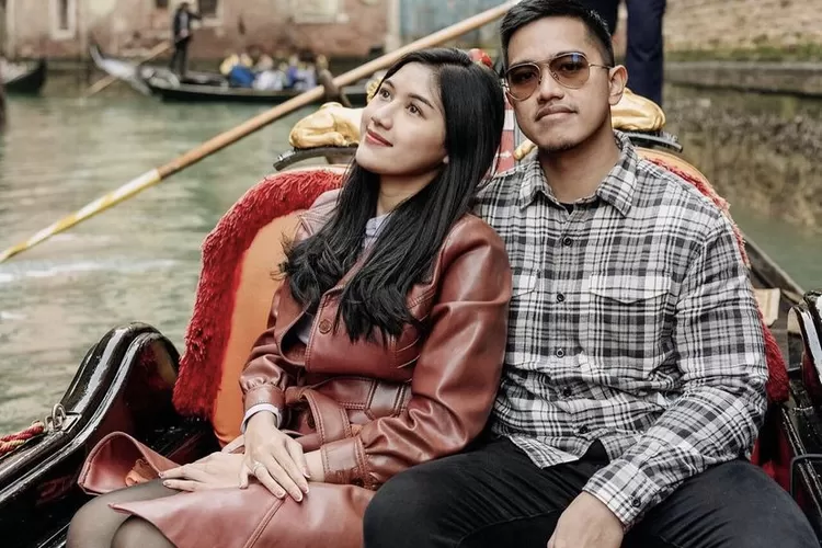 Potret bulan madu Kaesang Pangarep dan Erina Gudono di Eropa. (Instagram/ @erinagudono)
