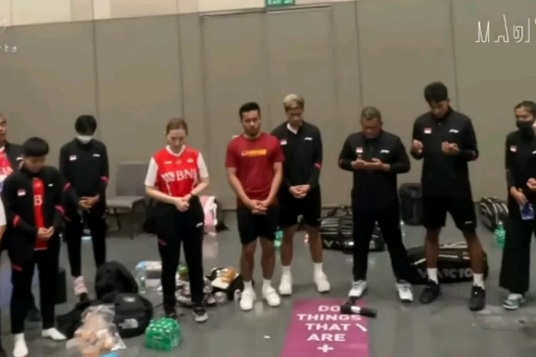 Suasana pelatnas Tim Badminton Indonesia jelang bertanding