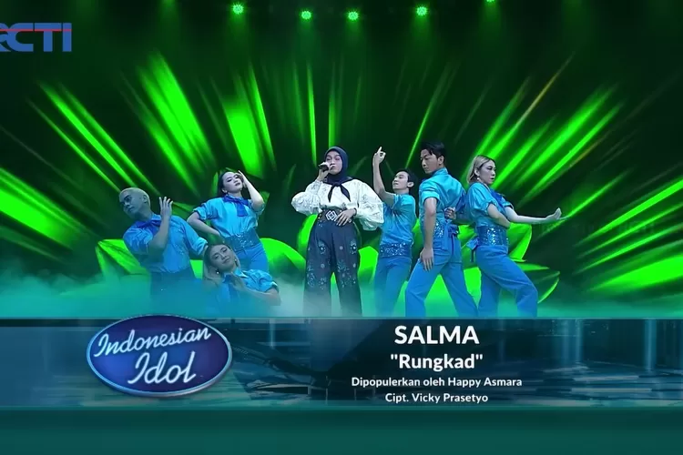 Salma Indonesian Idol 2023 Membawakan Lagu Rungkad ( Indonesian Idol 2023)