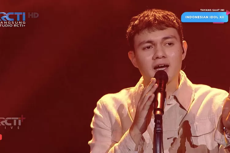 Termiskin Di Dunia - Paul Indonesian Idol 2023 ( tangkapan layar RCTI )