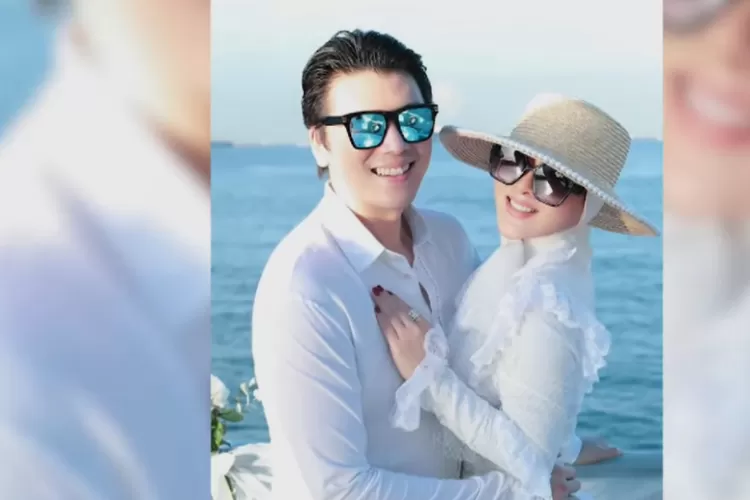 Syahrini dan Reino Barack Tepis Kabar Miring dan buktikan keluarga mereka masih langgeng