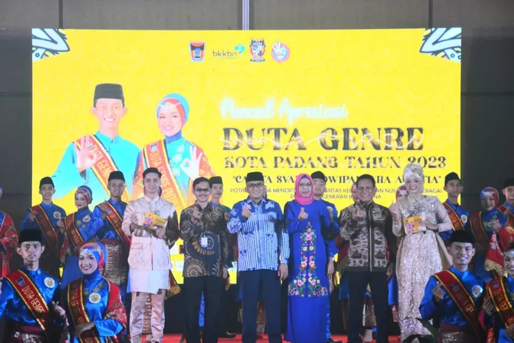 Grand final pemilihan Duta GenRe Kota Padang. (Prokopim Pdg)