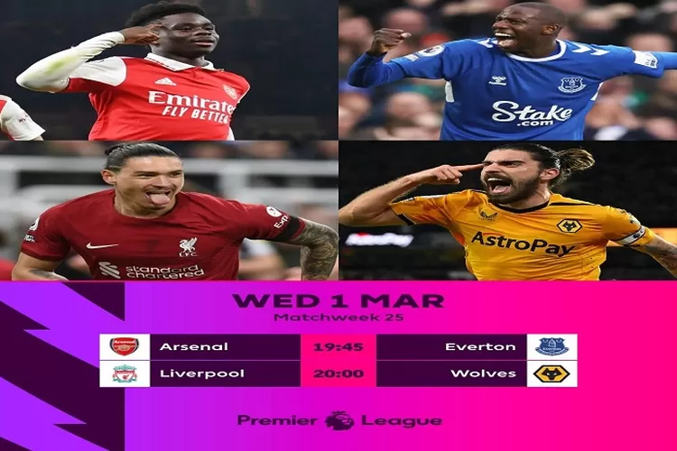 Hasil 2 Pertandingan Liga Inggris 2022 2023 Tanggal 2 Maret 2023 Liverpool dan Arsenal Sukses Raih Kemenangan (www.instagram.com/@premierleague)