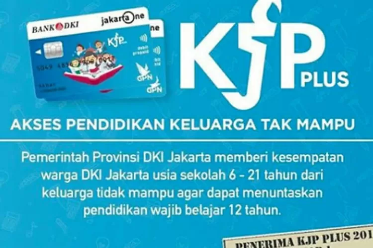 Kartu KJP Plus untuk  siswa kurang mampu di Jakarta.