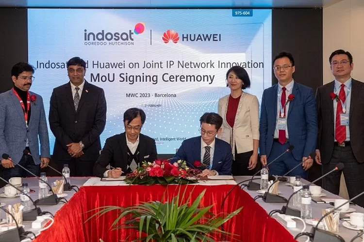 Indosat Ooredoo Hutchison teken kerja sama dengan Huawei