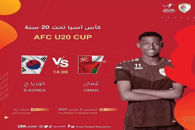 Prediksi Skor Piala Asia Penyisihan Grup C Korea Selatan U20 vs Oman U29 Tanggal 2 Maret 2023 (www.instagram.com/@omanfa)