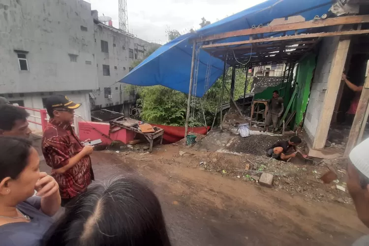 Jembatan Ambruk di Gang Pala Bogor Diperbaiki Paling Lambat April 2023/ Dok. DPRD Kota Bogor