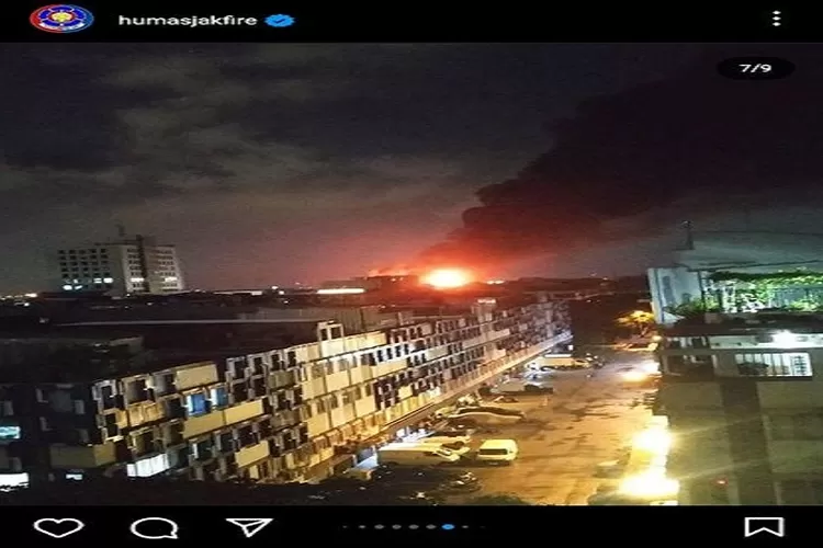 Kebakaran Depo Pertamina Plumpang (Tangkap Layar Instagram @humasjakfire)