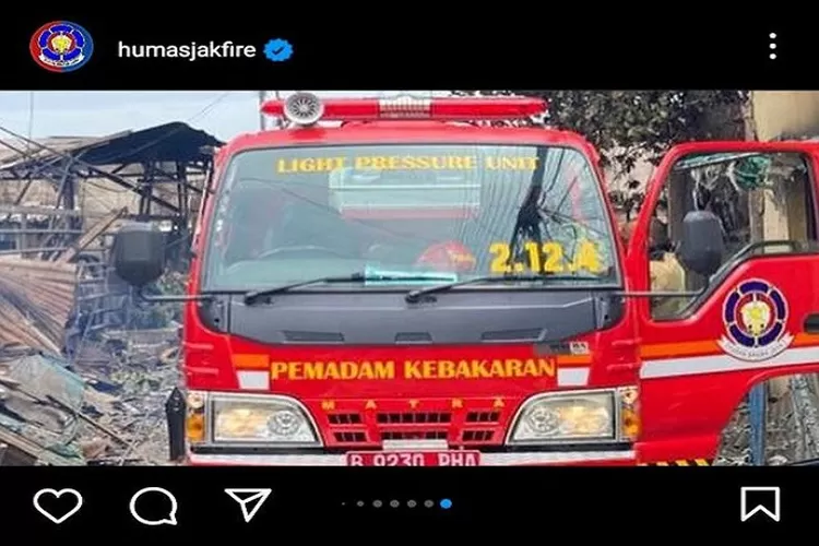Revisi Korban Jiwa Kebakaran Plumpang (Tangkap Layar Instagram/@humasjakfire)