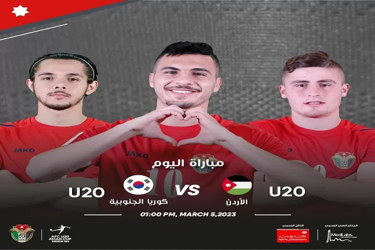 Link Nonton Live Streaming Timnas Yordania U20 vs Timnas Korea Selatan di Piala Asia U20 2023 Hari Ini Lebih Seru (www.instagram.com/@jordan.fa)