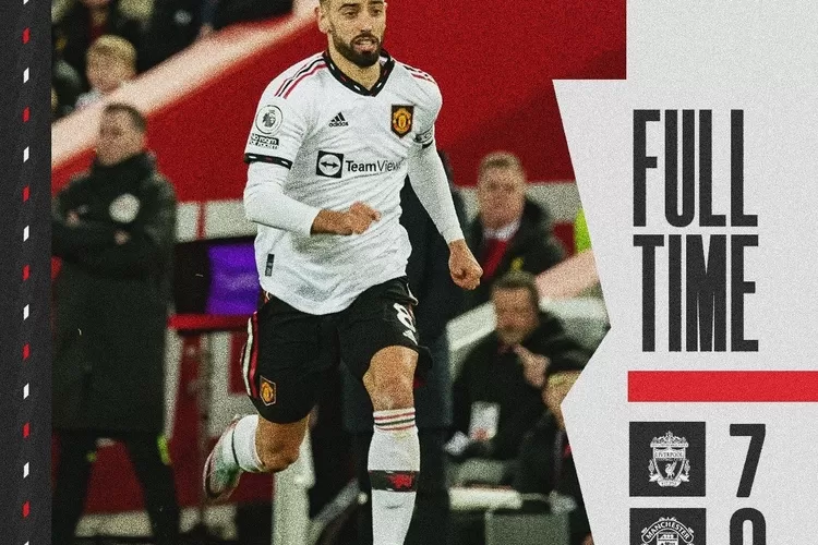 Manchester United kalah telak 0-7 dari Liverpool dalam pertandingan Liga Inggris, Minggu 5 Maret 2023. (Foto tangkapan layar instagram Manchester United). 