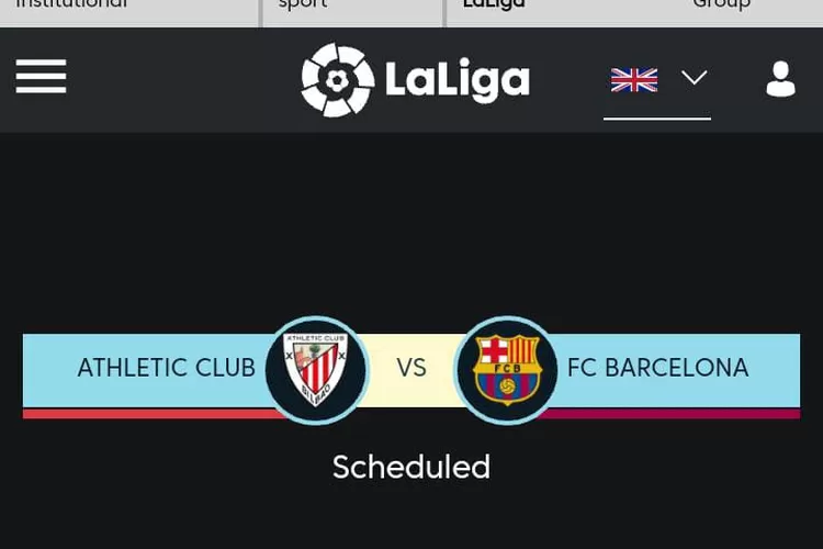 Jadwal Liga Spanyol 2022/2023, Athletic Bilbao Vs Barcelona dalam pertandingan pekan ke 25 akan berlangsung di Stadium San Mames. (capture laliga.com)