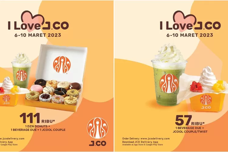 Promo JCO Periode 6-10 Maret 2023 Mulai Rp57 Ribu Bisa Pilih Bundling Donuts, Beverages dan Jcool (Twitter)