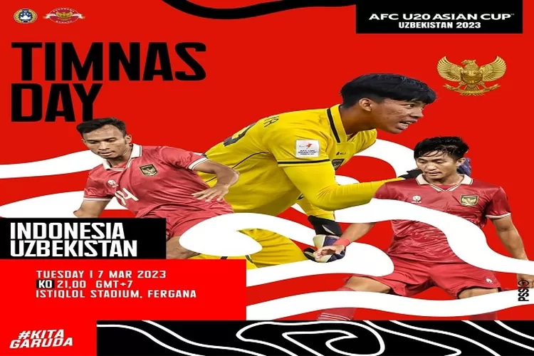Link Nonton Live Streaming Timnas Indonesia U20 vs Uzbekistan U20 Piala Asia U20 2023 Malam Ini Pukul 21.00 WIB (www.instagram.com/@pssi)