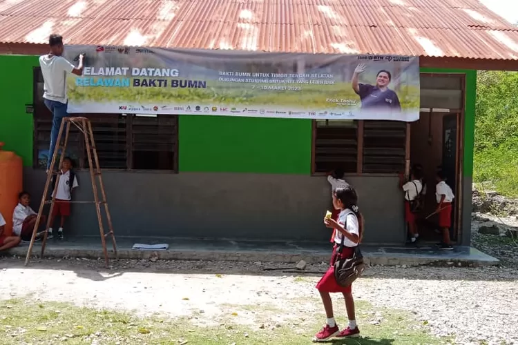 Kondisi sekolah di Desa Kolbano NTT