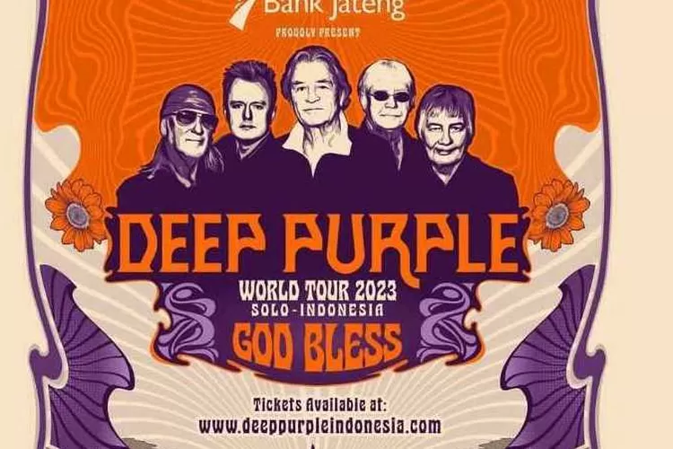 Deep Purple bakal konser di Solo 10 Maret 2023 (Instagram Rajawali Indonesia)