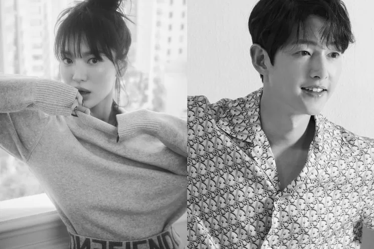 Stasiun televisi Korea dihujat warganet karena tayangkan adegan ciuman Song Hye Kyo dan Song Joong Ki di acara ini (Kolase Instagram @kyo1122 dan @hi_songjoongki)