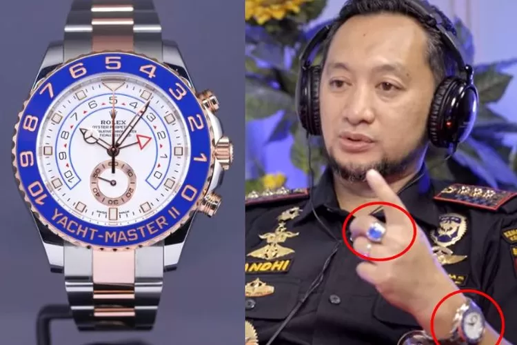 Andhi Pramono gunakan jam tangan seharga mobil mewah. (Twitter @BosPurwa)