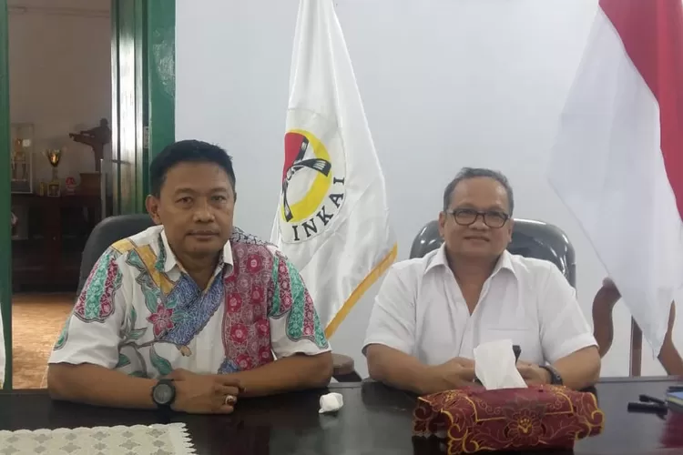 Wakil Sekjen PP Inkai Arya Bima Yudiantoro bersama Anggota Dewan Guru Puang Syamsuddin Bakharni (Ist)