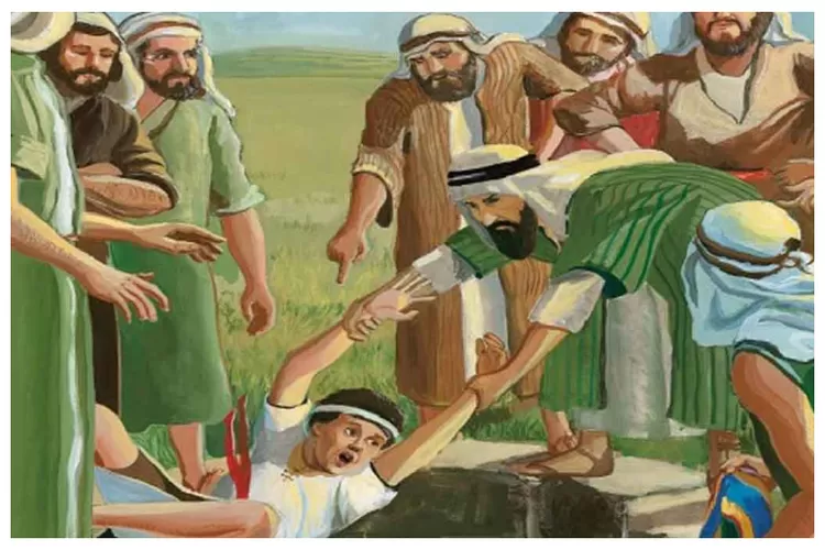 Ilustrasi Nabi Yusuf Di Ceburin Kedalam Sumur (FAJAR)