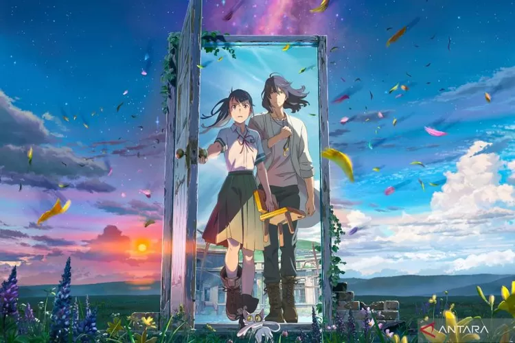 Official poster fim "Suzume"  (ANTARA/Twitter/Makoto Shinkai)