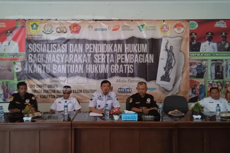 Penyuluhan hukum dari LBH Karang Taruna Kabupaten Bogor di Kecamatan Cigudeg (Hallo Bogor/wawah)