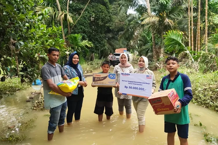 BRI Peduli Gerak Cepat Salurkan Bantuan Bencana Banjir