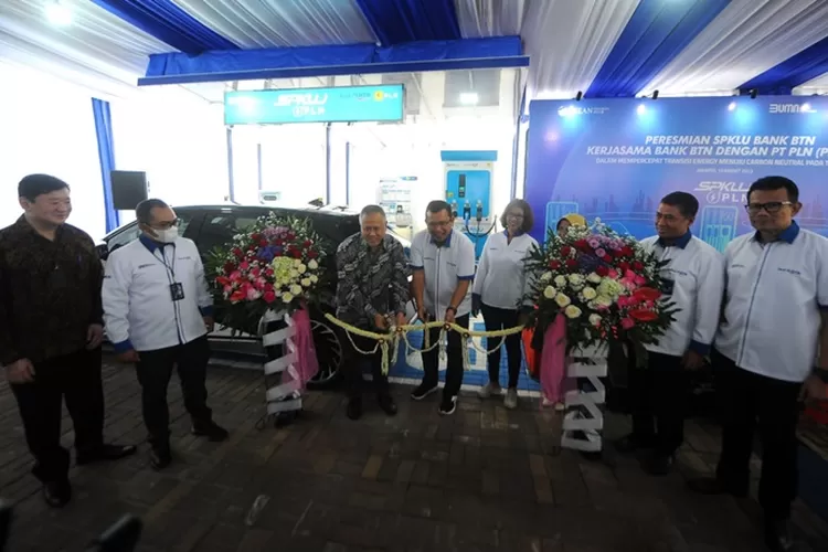 Bank BTN Resmikan SPKLU