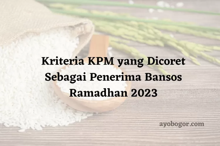 Bansos Ramadhan 2023