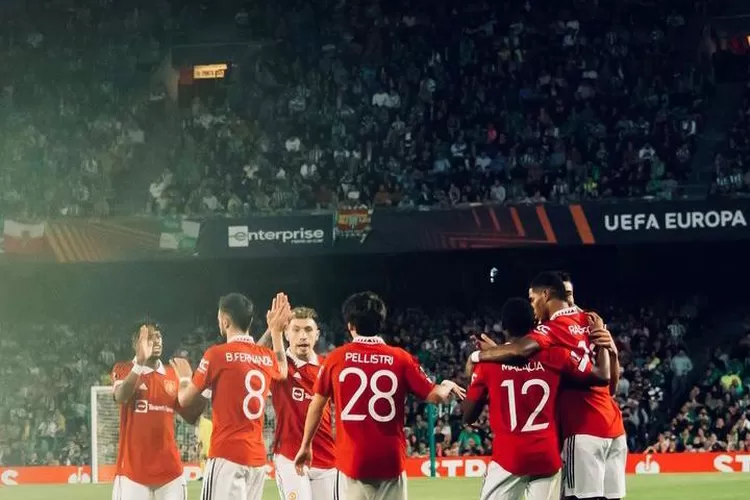 Hasil Pertandingan Real Betis (0) VS (1) Manchester United,  Setan Merah Menang Agregat 5-1 (sumber: instagram official Manchester United)