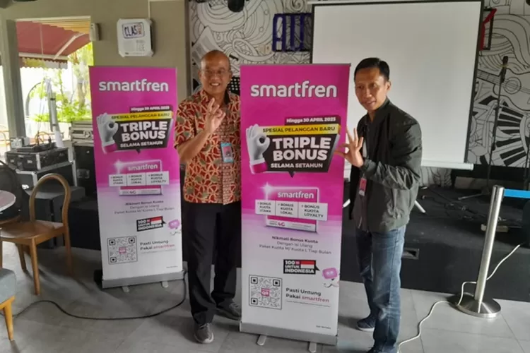 Smartfren Hadirkan Triple Kejutan Program Unlikoted saat Sahur Ramadhan 2023 ( Ayosemarang.com/ Audrian Firhannusa)
