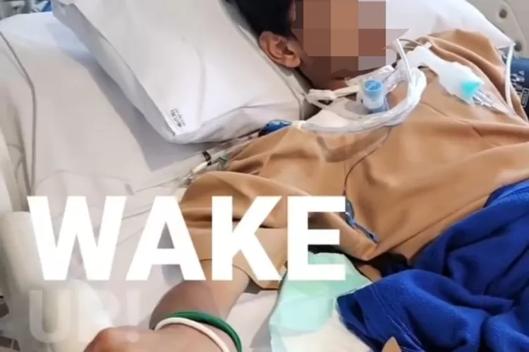 Kondisi David Ozora makin membaik, meskipun masih terbaring di ranjang dengan berbagai peralatan medis menempel 