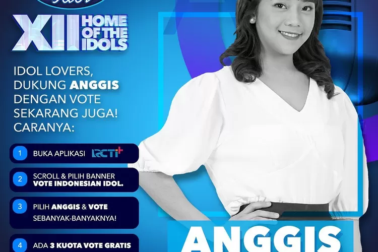 Anggis Indonesian Idol 2023( instagram : anggisdevakii)