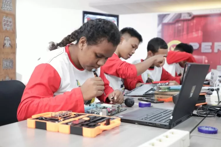 Anak muda di Papua yang tergabung dalam Youth Creative Hub (PYCH).  (Istimewa)