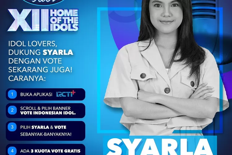 Syarla Indonesian Idol 2023 (instagram : syarla.marz)