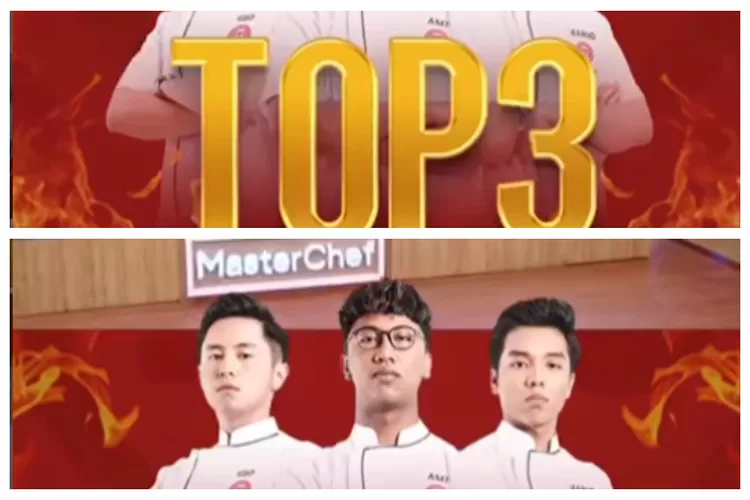 MasterChef Indonesia Season 10 top 3 (screenshot Instagram/ masterchefina)