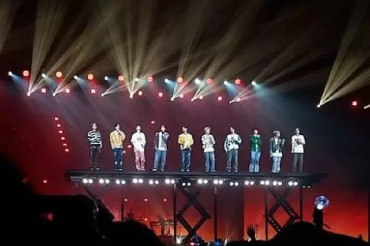 konser treasure di ice bsd 18 Maret 2023.  (tangkapan layar instagram/@jihoon.noonaa)