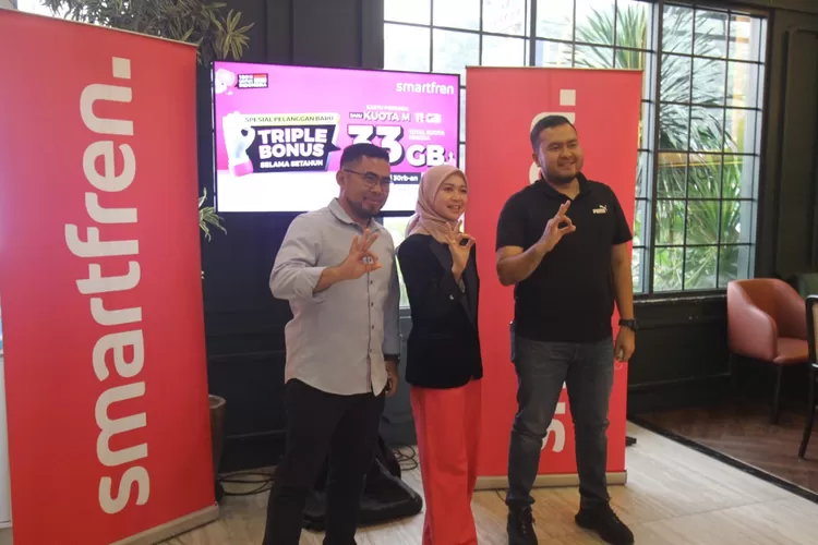 Smartftren beri triple kejutan pada Ramadhan 2023, dengan memberikan internet malam gratis sepuasnya buat pelanggan. (Smartfren)