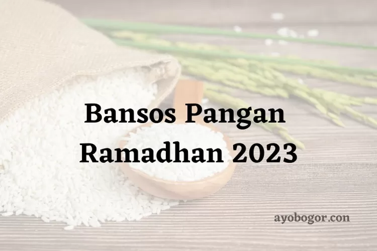 Bansos Pangan Ramadhan 2023 Akan Diantarkan ke Rumah Penerima Manfaat
