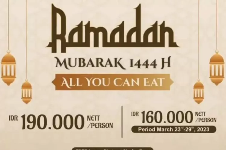 Daftar Hotel di Jogja yang Menawarkan All You Can Eat untuk Bukber Ramadhan 2023, Cek di Sini (Tangkapan layar Instagram)