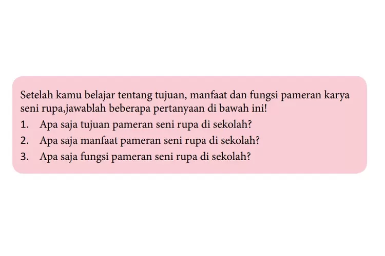 Kunci Jawaban Seni Budaya Kelas 10 Halaman 7 Kurikulum 2013, Bab 9 ...