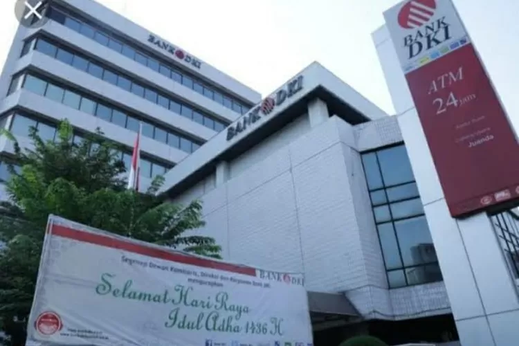 Gedung kantor pusat  Bank DKI di Jakarta Pusat.