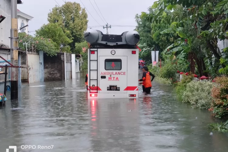 Ilustrasi bencana banjir 