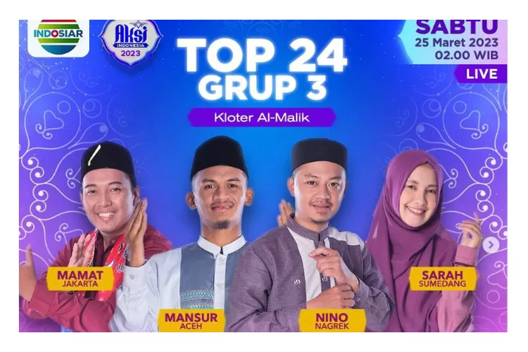 Hasil AKSI Indonesia 2023 Indosiar Grup 3 Surat Al-Malik (Instagram/officialaksi.indosiar)