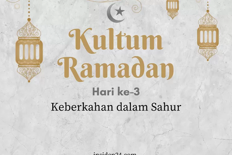 Contoh Teks Kultum Ramadan 2023 Hari Ke-3, Lengkap Dengan Dalil Hadits ...