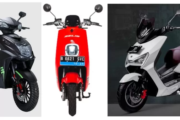 Mudik lebaran 2023 dengan motor listrik.&nbsp; (Berbagai sumber)