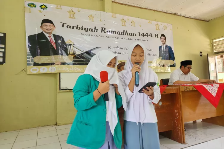 MAN 2 Bogor mengadakan kegiatan ramadhan dengan judul tarbiyah Ramadhan.